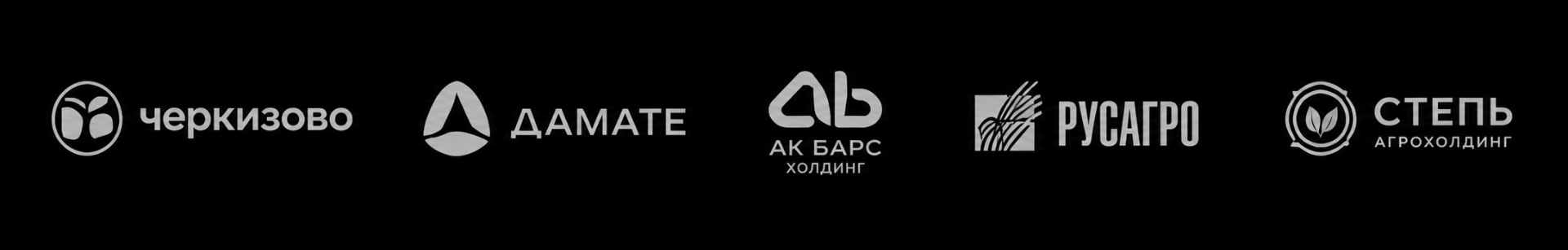 Черкизово, Дамате, АК Барс Холдинг, Русагро, Степь Агрохолдинг
